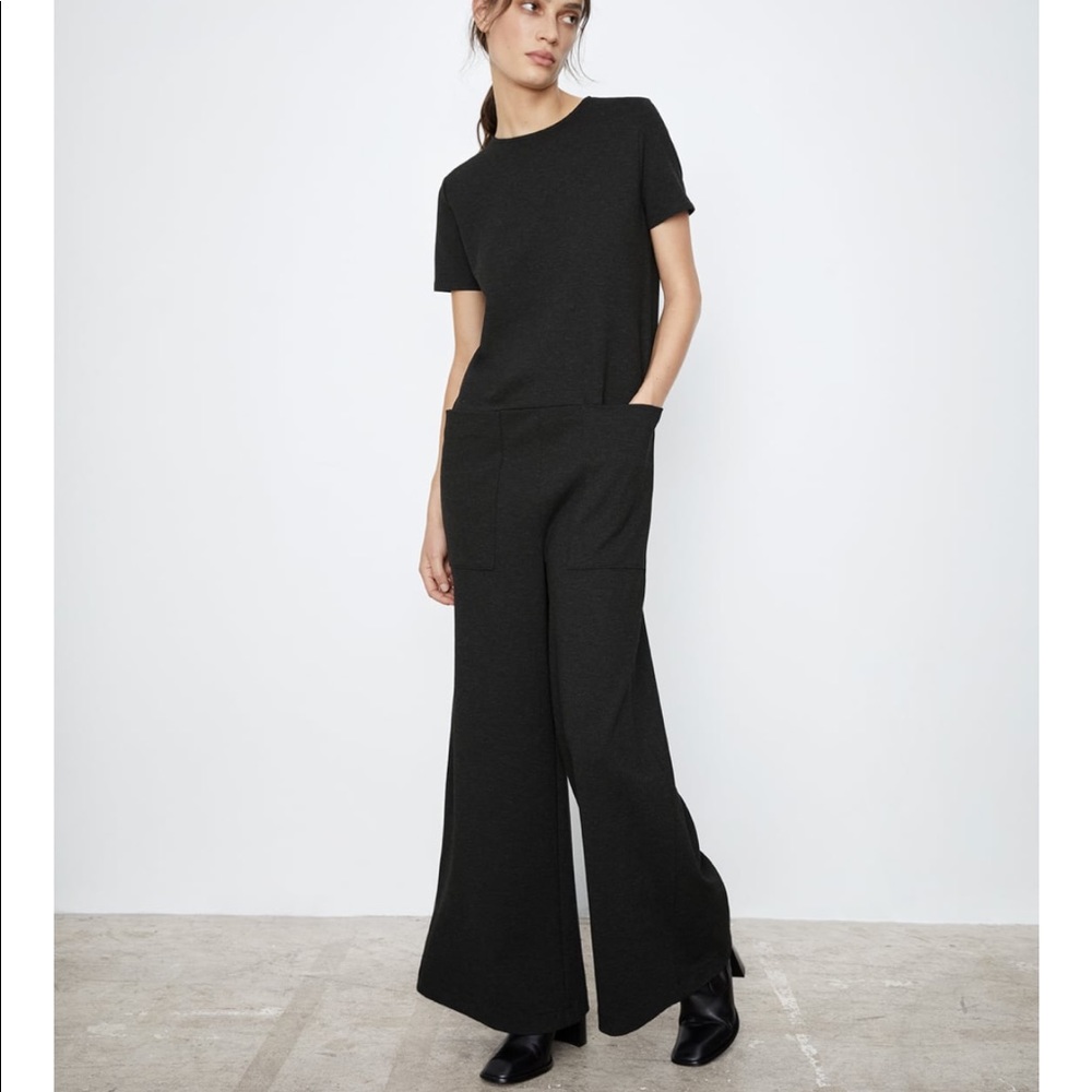 NWT Zara Dark Gray jumpsuit